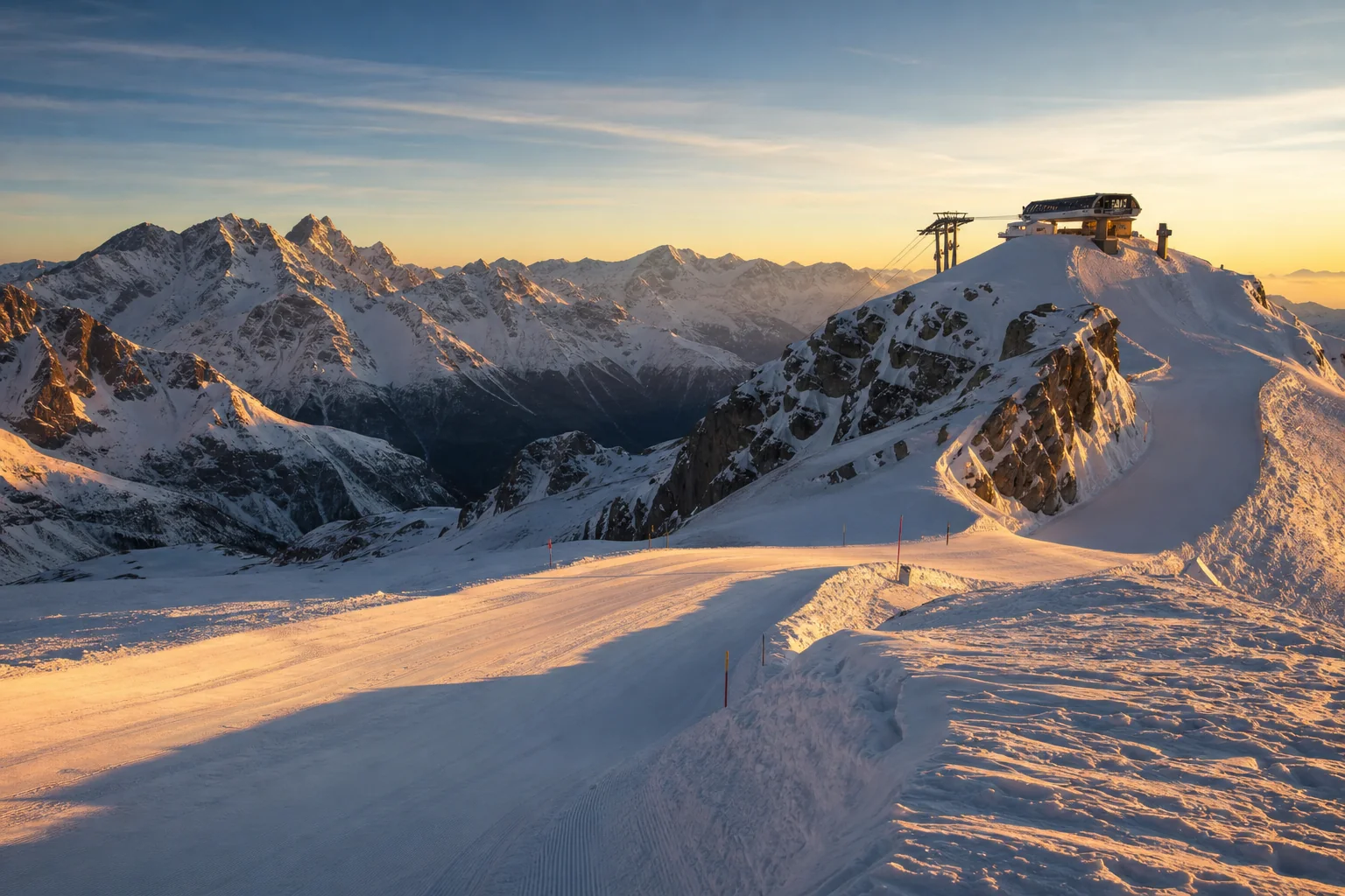 Vlastná fotografia prémiovej vysokohorskej švajčiarskej oblasti pre stredisko Jungfrau